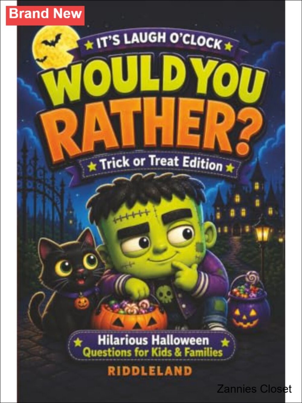 👻 Halloween Would You Rather? Book for Kids Ages 6-12 Hilarious Q&A Game